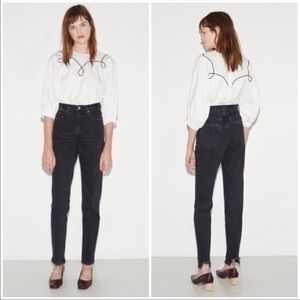 Rachel Comey Spur Pants (Size 2) - High Rise, Grey Denim.